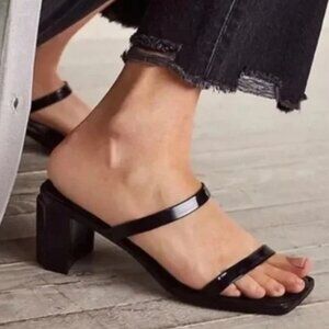 Jeffrey Campbell Jamm Jelly High Heel Slide Sandals Size 8